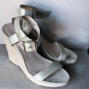 Calvin Klein Champagne Wedges